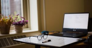 study, nature, school, college, nyc, apartment, glasses, plants, laptop